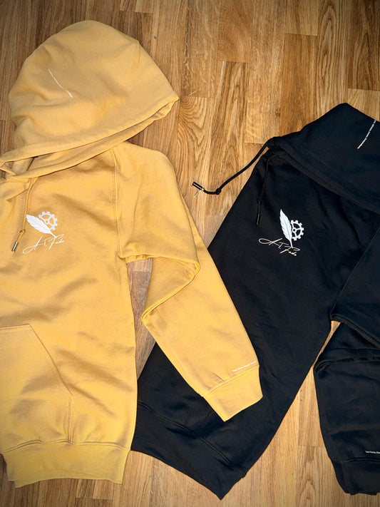 Peanut-butter “Time Remains” 1 of 1 Hoodie