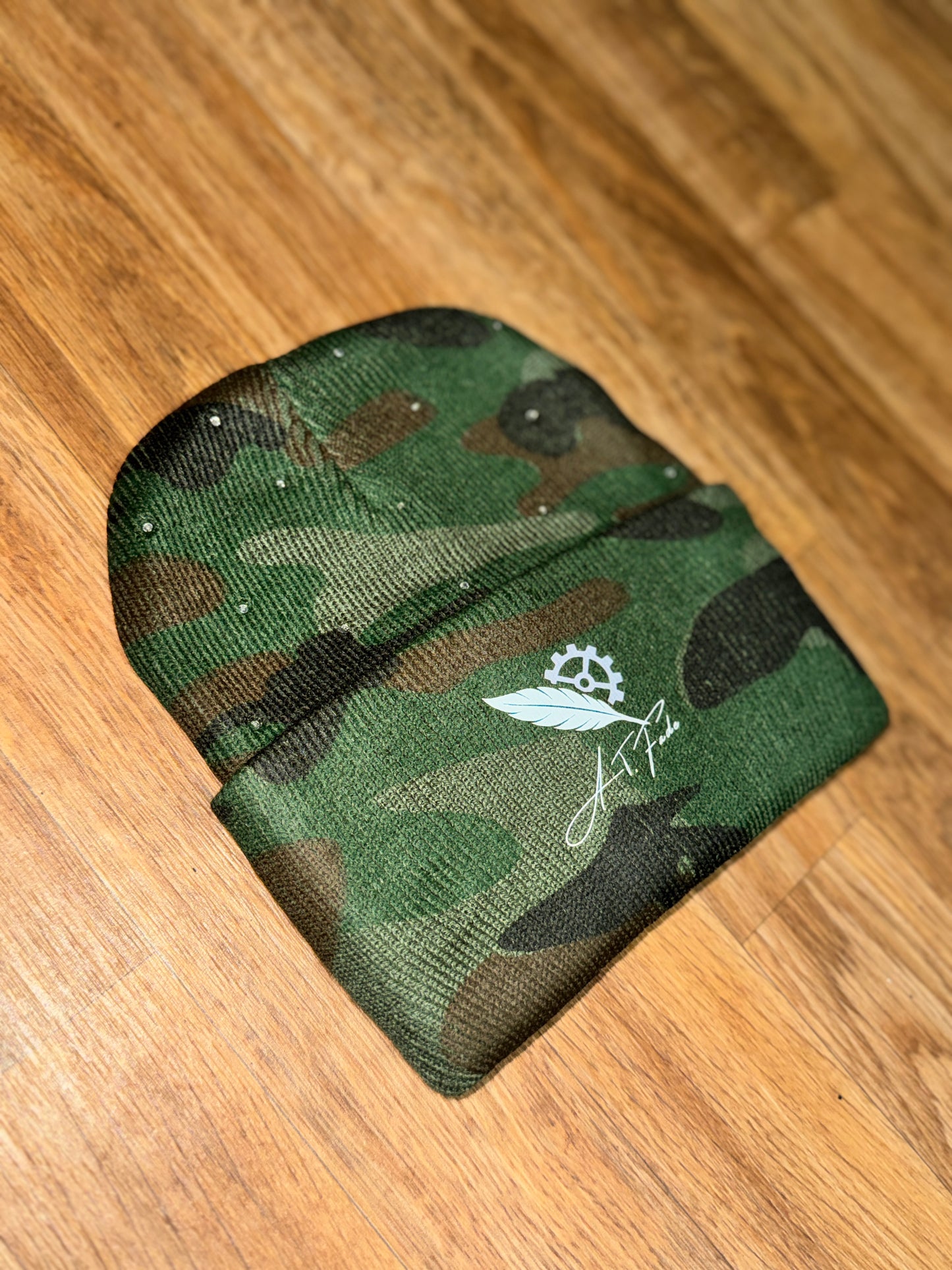 Custom rinstone Skully hat (Hand Made)